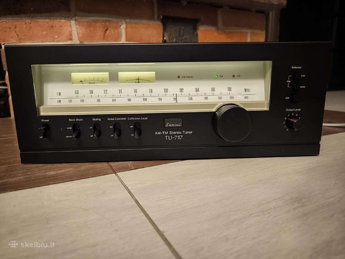 Vintažinis Sansui Tu-717 tiuneris - nuotraukos Nr. 2