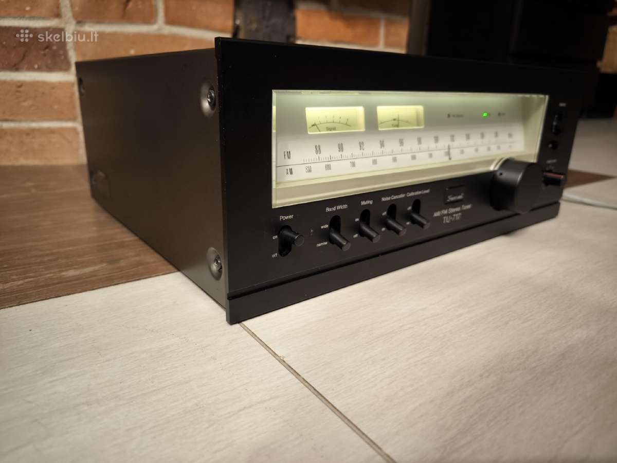 Vintažinis Sansui Tu-717 tiuneris - nuotraukos Nr. 3