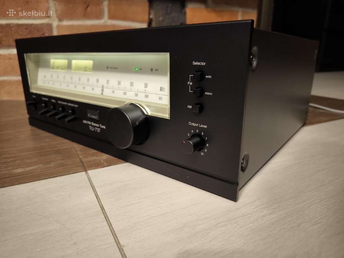 Vintažinis Sansui Tu-717 tiuneris - nuotraukos Nr. 6