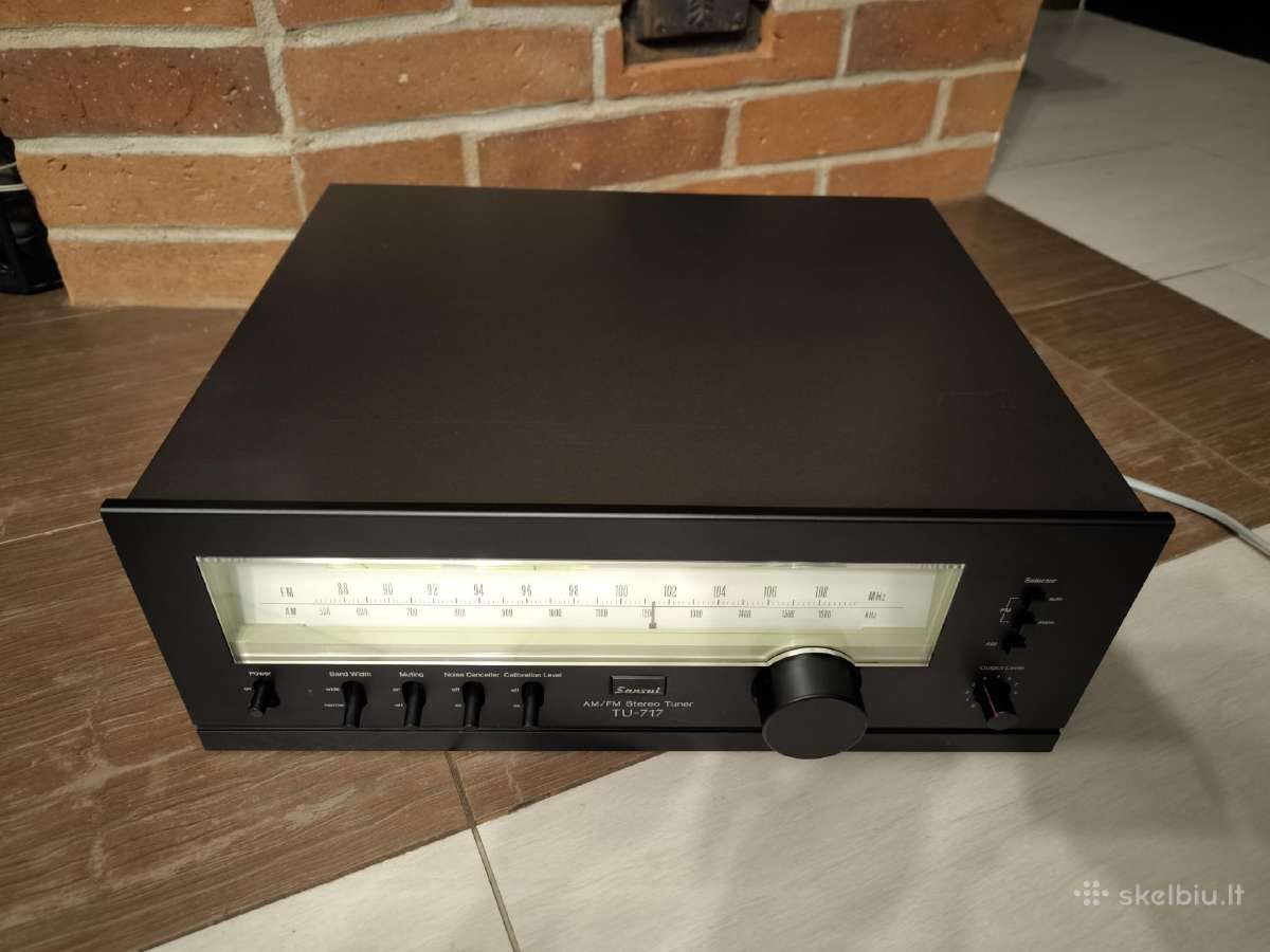 Vintažinis Sansui Tu-717 tiuneris - nuotraukos Nr. 9