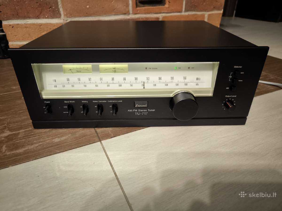 Vintažinis Sansui Tu-717 tiuneris - nuotraukos Nr. 10