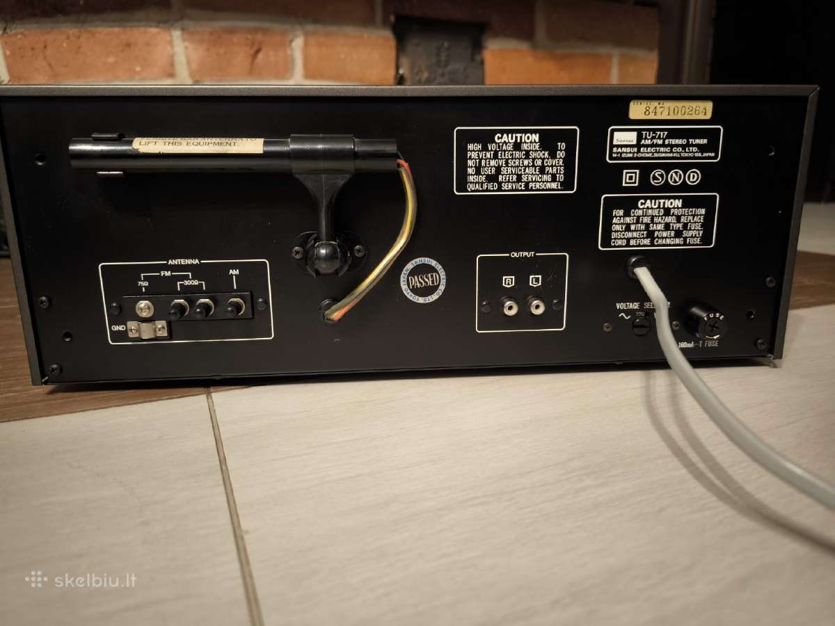Vintažinis Sansui Tu-717 tiuneris - nuotraukos Nr. 11