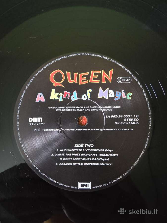 Vinilinę plokštelę Queen – A Kind of Mag - nuotraukos Nr. 3