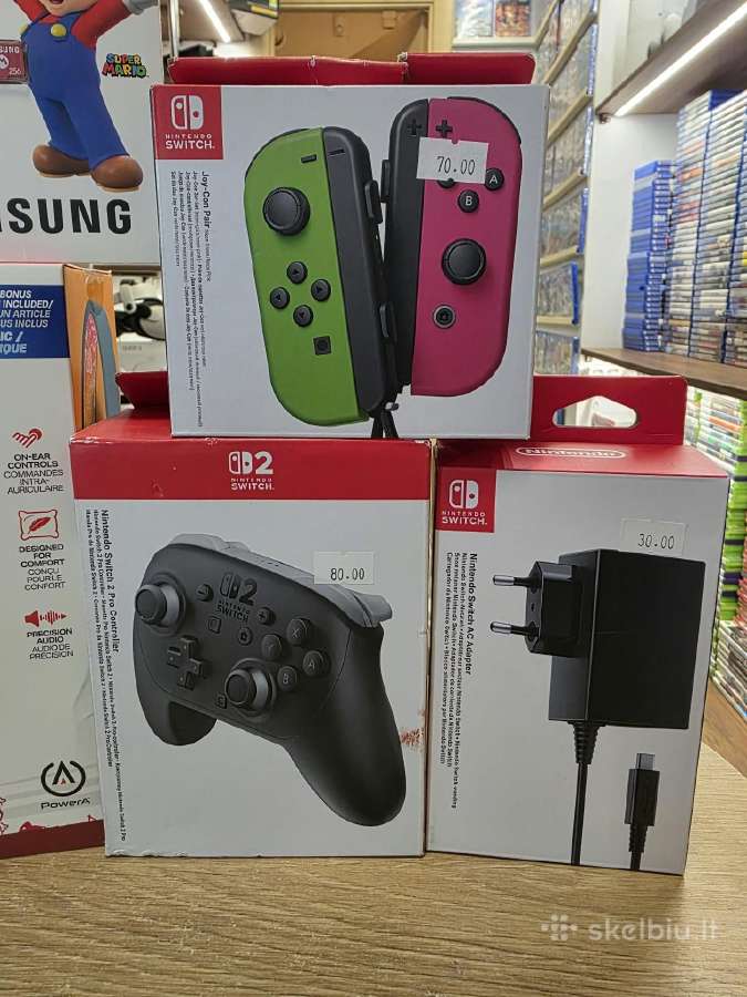 Nintendo Switch / Switch 2 priedai - nuotraukos Nr. 2