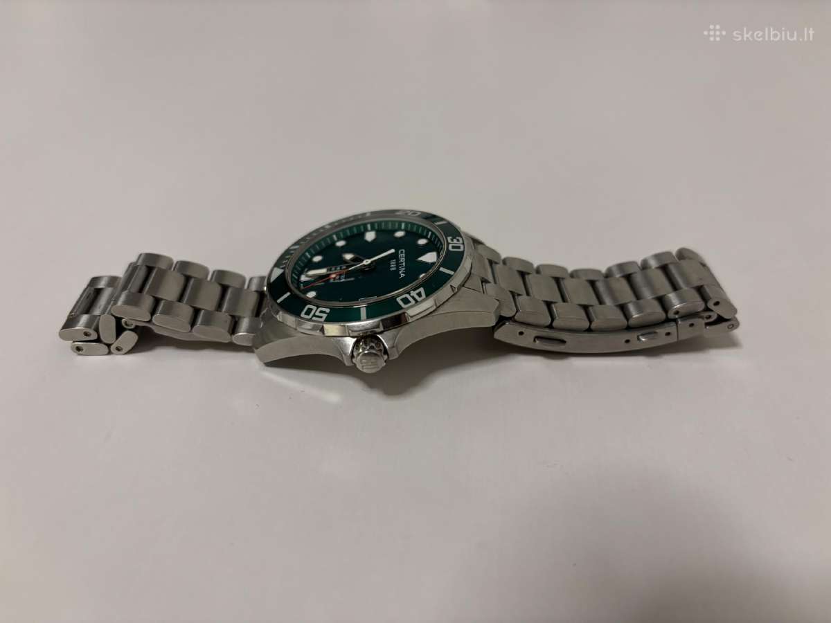 Certina DS Action Green Dial Men's Watch C032410 - nuotraukos Nr. 3