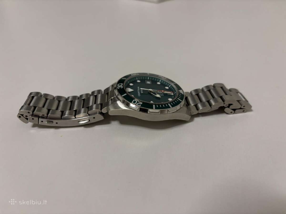 Certina DS Action Green Dial Men's Watch C032410 - nuotraukos Nr. 4