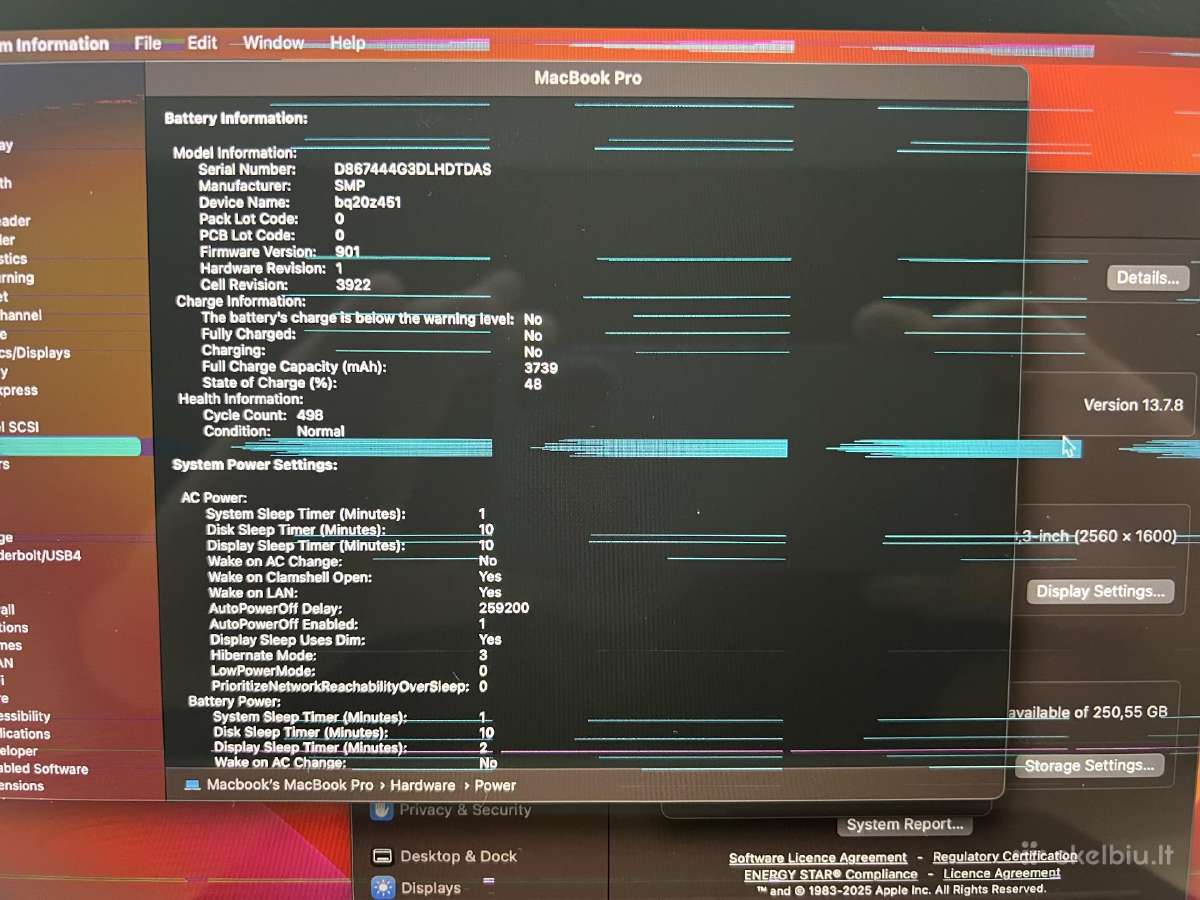 MacBook pro A1706 - nuotraukos Nr. 6