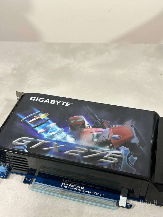 Kolekcinė vaizdo plokštė Gigabyte Geforce Gtx 275 - nuotraukos Nr. 2