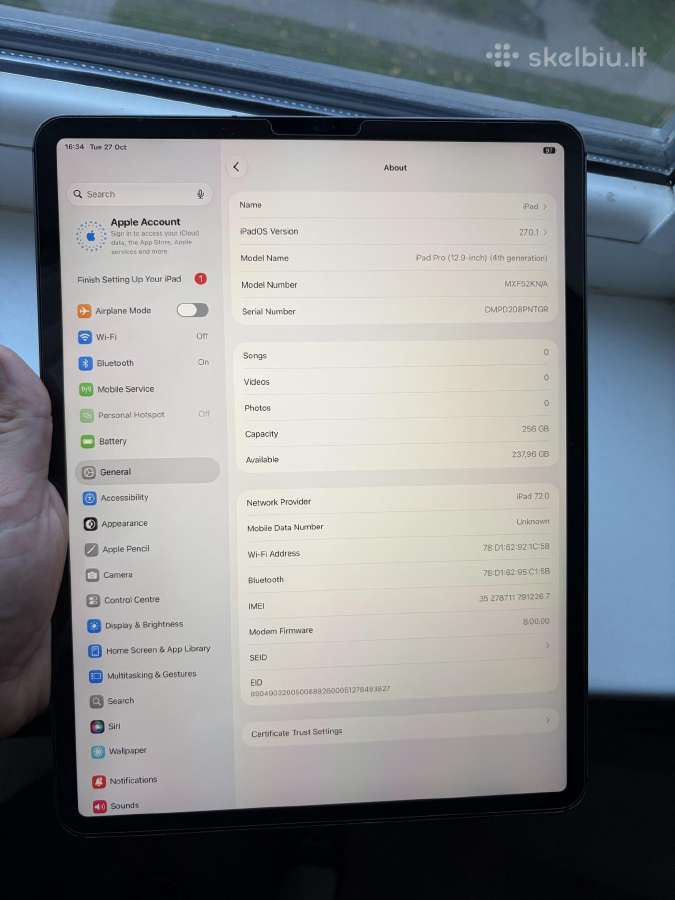 iPad Pro 12.9 4th gen 256gb - nuotraukos Nr. 2