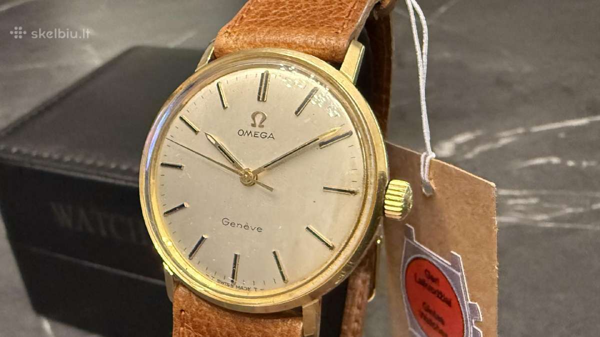 Omega Geneve 14k Gold - nuotraukos Nr. 4