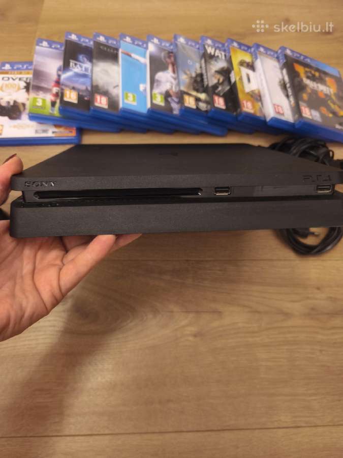 Ps4 Slim 1tb + 11 žaidimų - nuotraukos Nr. 3