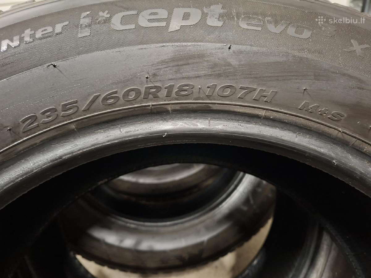 Padangos Hankook 235/60 R18 M+s - nuotraukos Nr. 7
