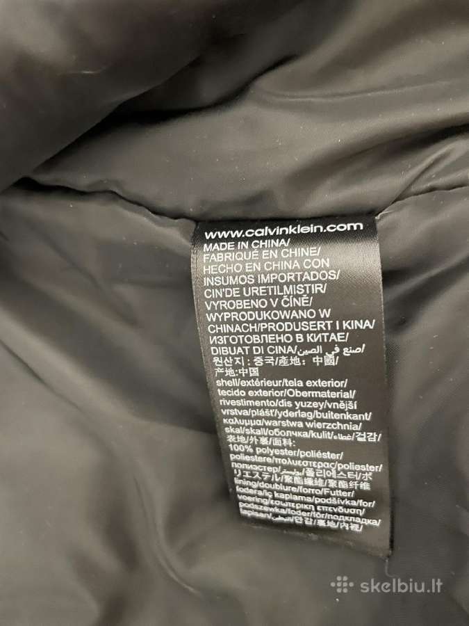 Calvin klein teddy bear vyriška striukė - nuotraukos Nr. 9