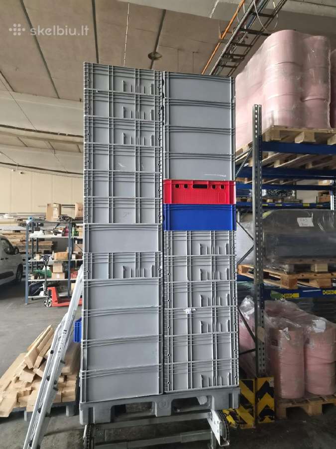 Parduodamas didelis kiekis plastikinių euro dėžių - nuotraukos Nr. 2