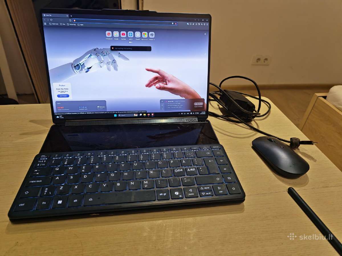 Lenovo yoga book 9 2026 i7 u255,1tb, 32gb - nuotraukos Nr. 3