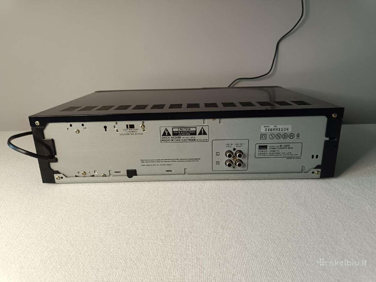 Sansui D-505 – kasetinis - nuotraukos Nr. 13