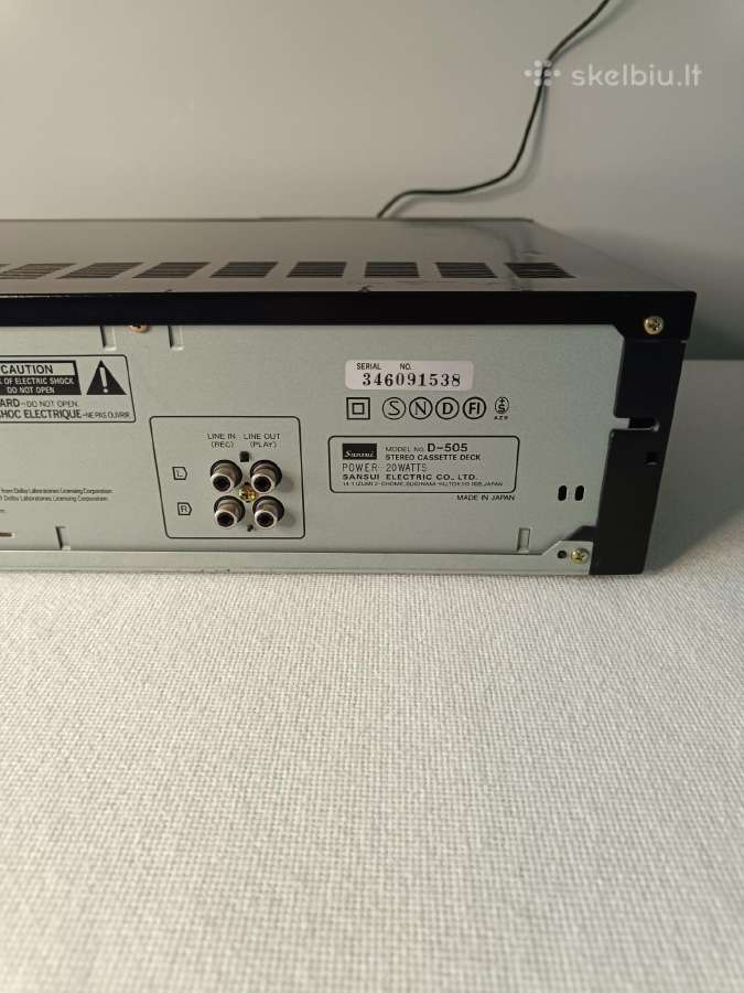 Sansui D-505 – kasetinis - nuotraukos Nr. 14