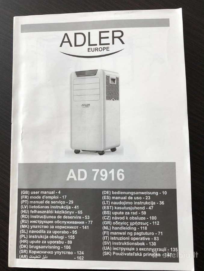 Oro kondicionierius Adler Ad 7916, 2.6 kw, 950 W - nuotraukos Nr. 2