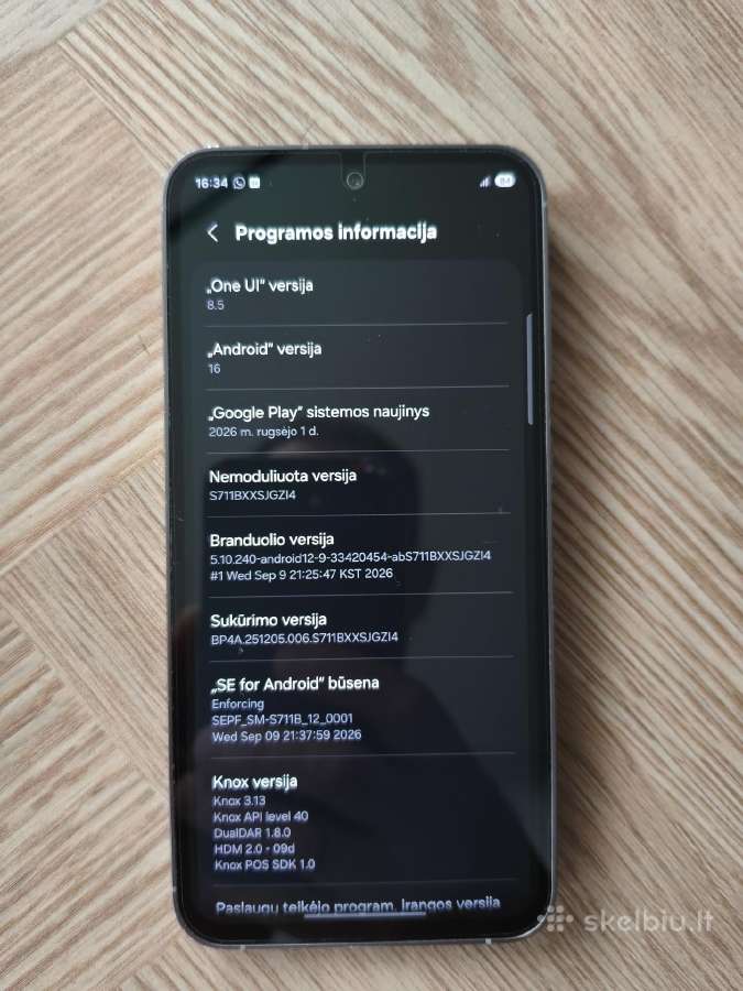 Samsung Galaxy S23 Fe (8gb/128gb) - nuotraukos Nr. 3