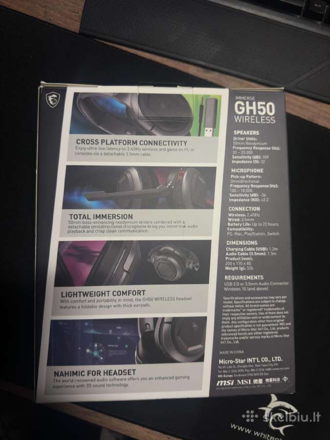 Msi Gh50 wireless - nuotraukos Nr. 2