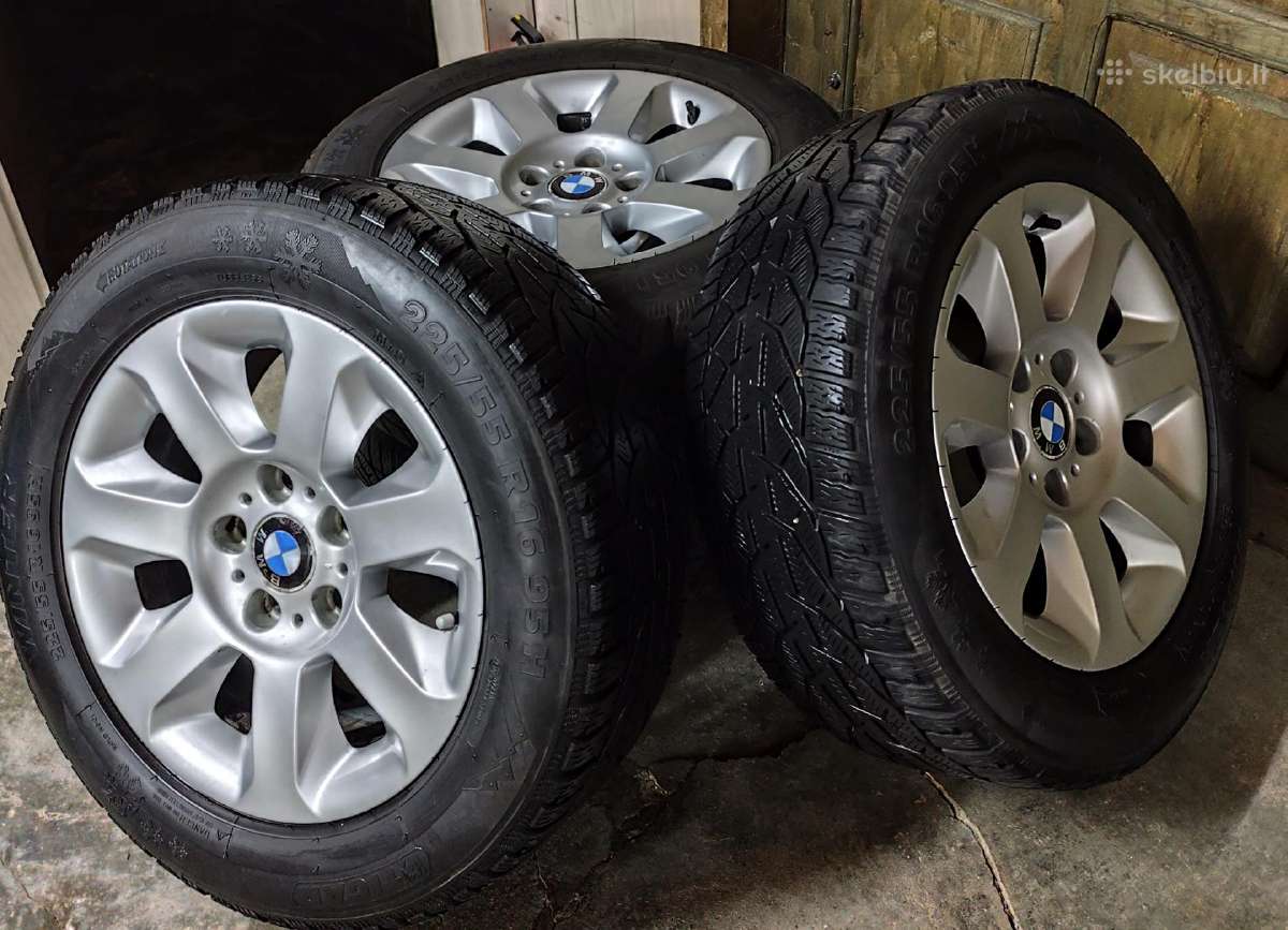 Lieti originalūs Bmw ratai R16 žieminėm padangom - nuotraukos Nr. 6