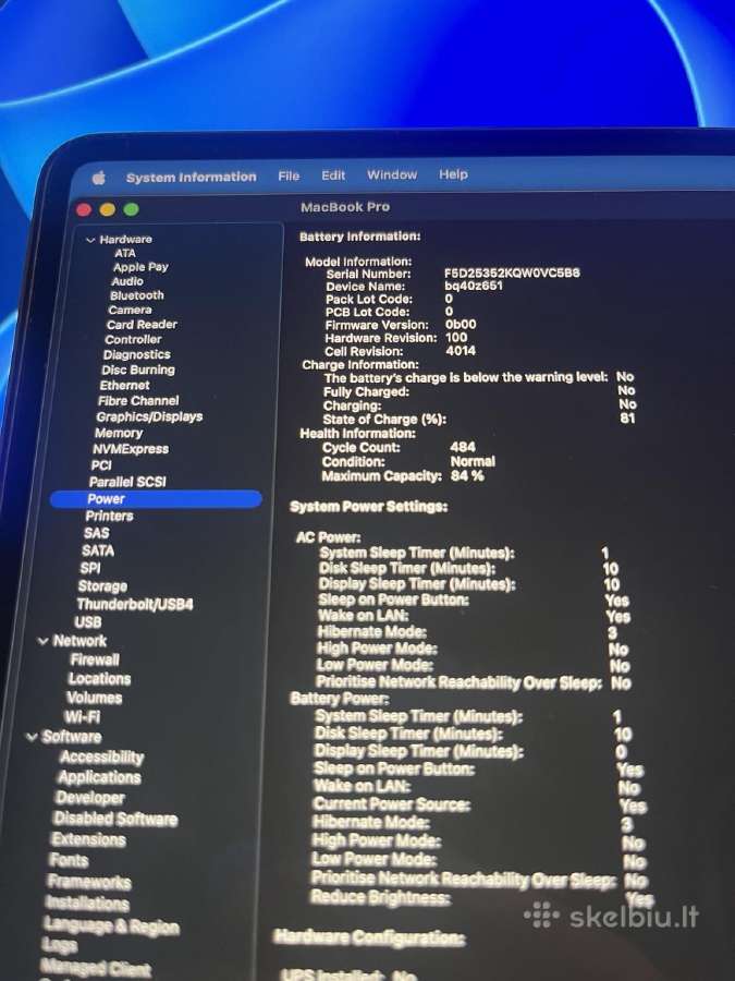 Apple MacBook Pro 16 2023, M2 Max, 32 GB RAM, 1t - nuotraukos Nr. 5
