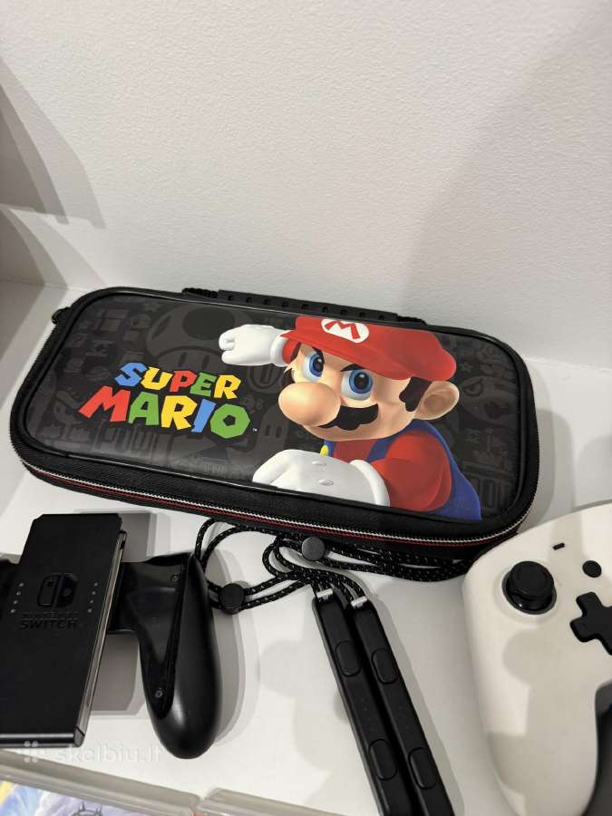 Nintendo Switch V2 komplektas + 8 žaidimai - nuotraukos Nr. 4
