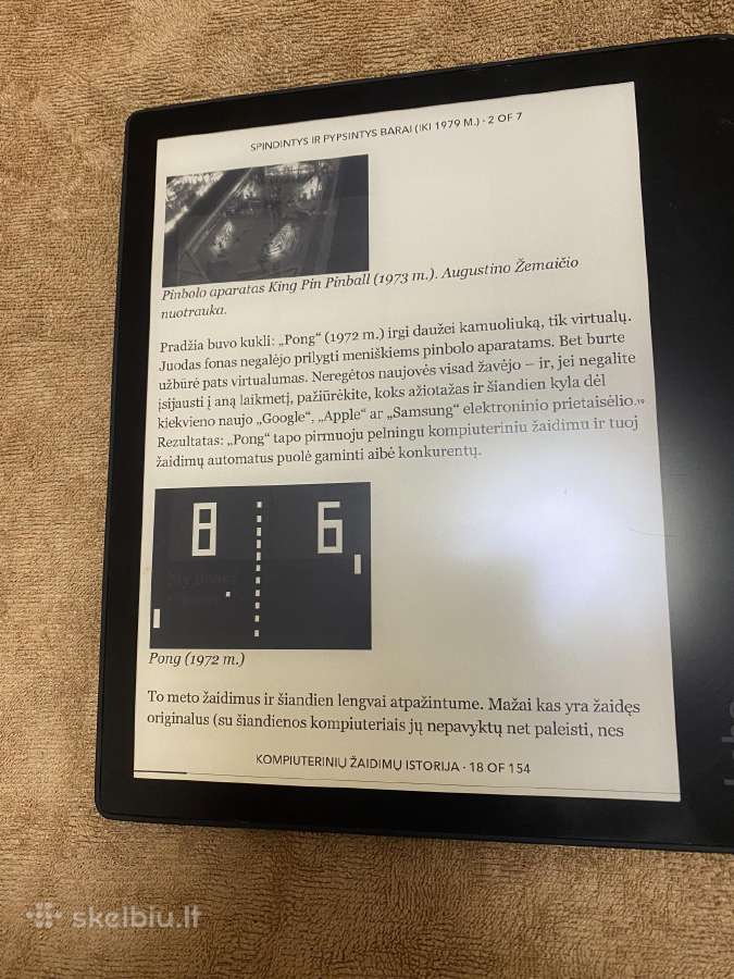 Elektroninė skaityklė Kobo Sage 32gb,bluetooth - nuotraukos Nr. 2