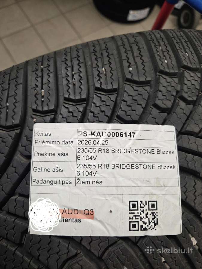 Bridgestone Blizzak R18 235/55 - nuotraukos Nr. 2