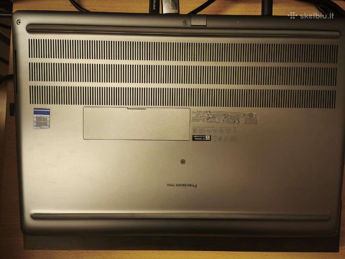 Dell Precision 7550 i7-10850h 16gb 1tb 980pro SSD - nuotraukos Nr. 3