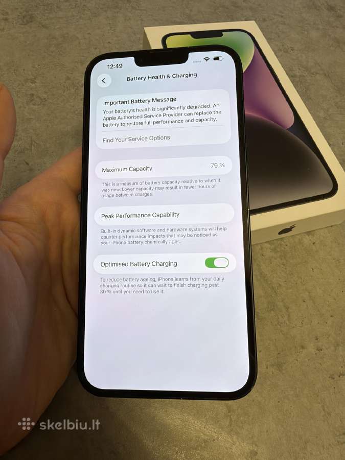 iPhone 14 plus 256 GB - nuotraukos Nr. 3