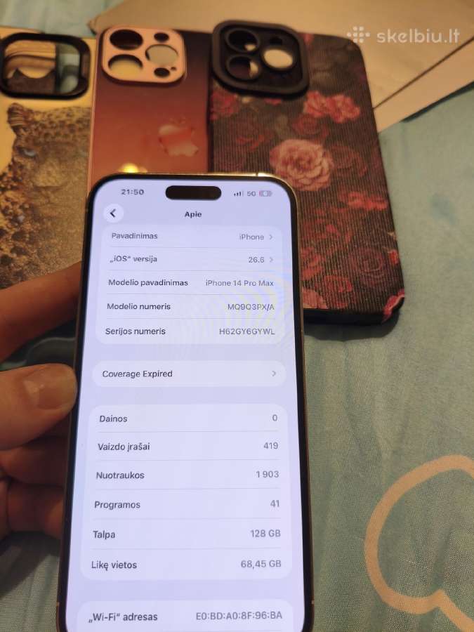 Parduodu puikios bukles Iphona 14pro max 128gb - nuotraukos Nr. 8
