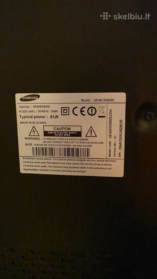 LCD televizorius Samsung - nuotraukos Nr. 3