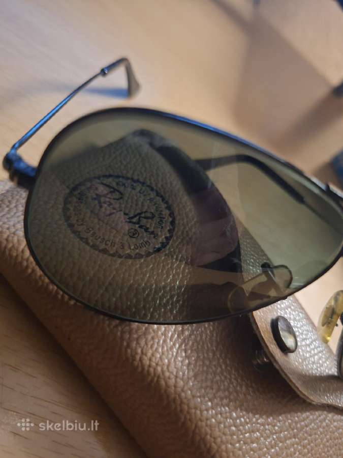 Originalūs vintažiniai Ray-ban akiniai (b&l) - nuotraukos Nr. 2