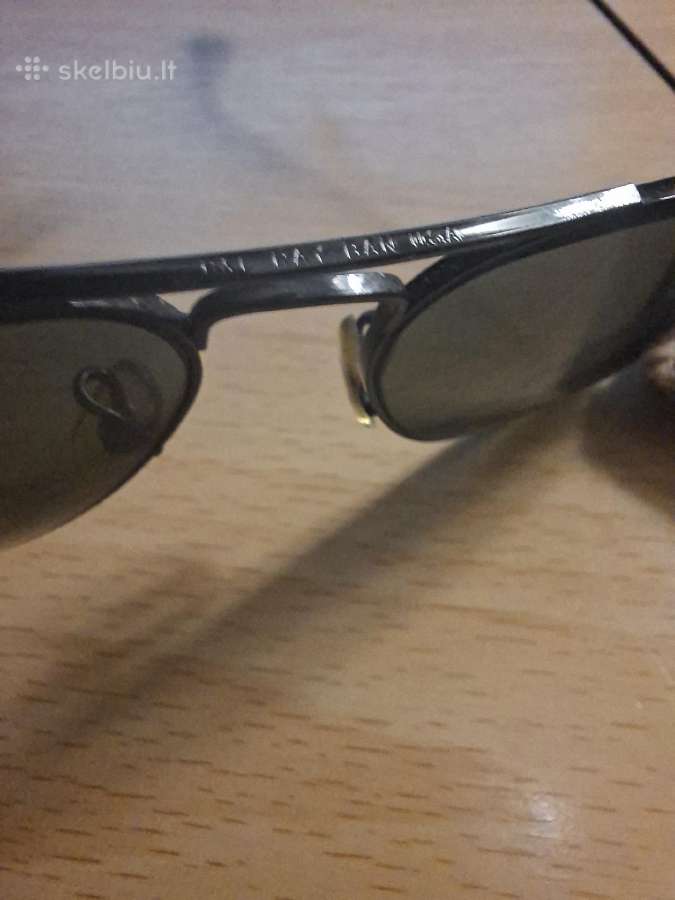 Originalūs vintažiniai Ray-ban akiniai (b&l) - nuotraukos Nr. 3