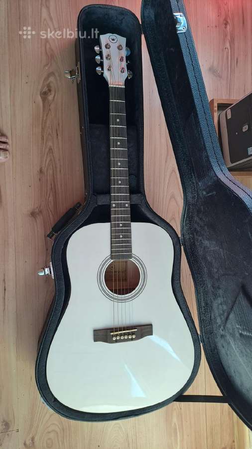 Nauja,elektroakustinė "wondorvood"gitara. - nuotraukos Nr. 10