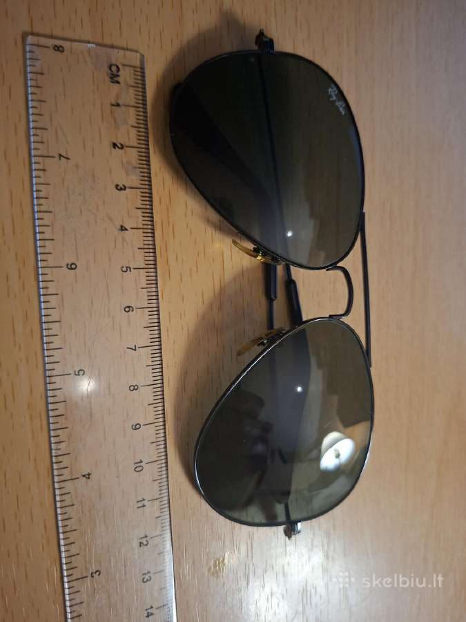 Originalūs vintažiniai Ray-ban akiniai (b&l) - nuotraukos Nr. 6
