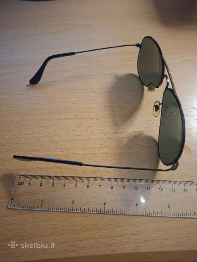 Originalūs vintažiniai Ray-ban akiniai (b&l) - nuotraukos Nr. 7