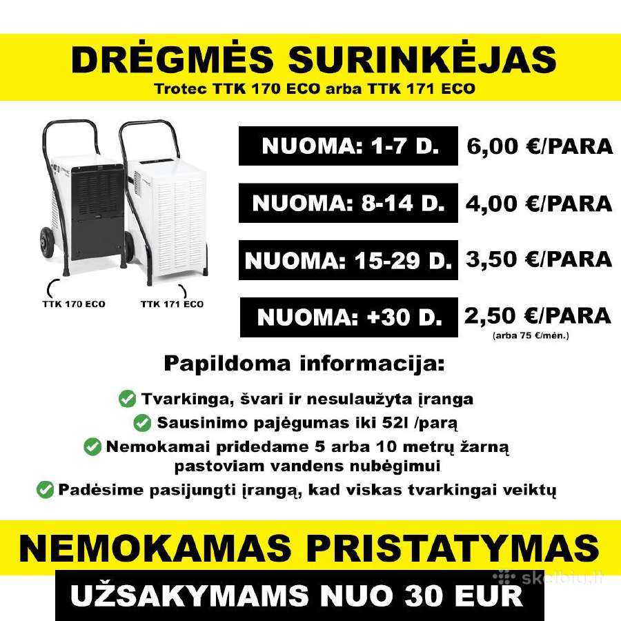 Plaunamo siurblio nuoma Aliuminio bokstelio nuoma - nuotraukos Nr. 4