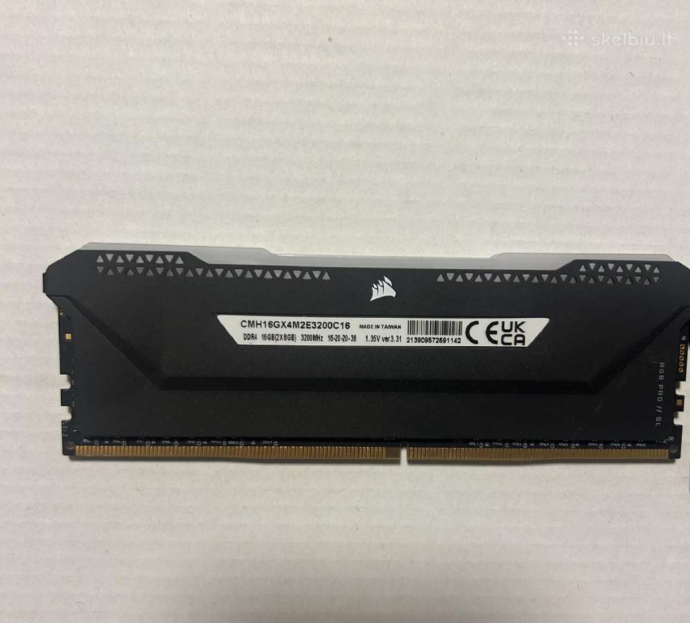 Corsair Vengeance Rgb Pro SL 16 GB Ddr4 2x8gb - nuotraukos Nr. 4