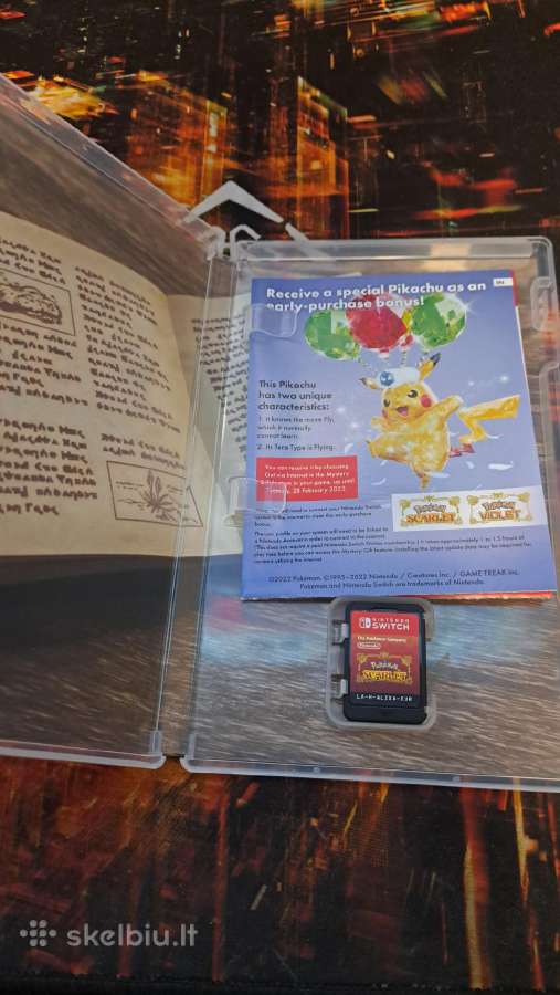 Parduodu switch pokemon scarlet - nuotraukos Nr. 2
