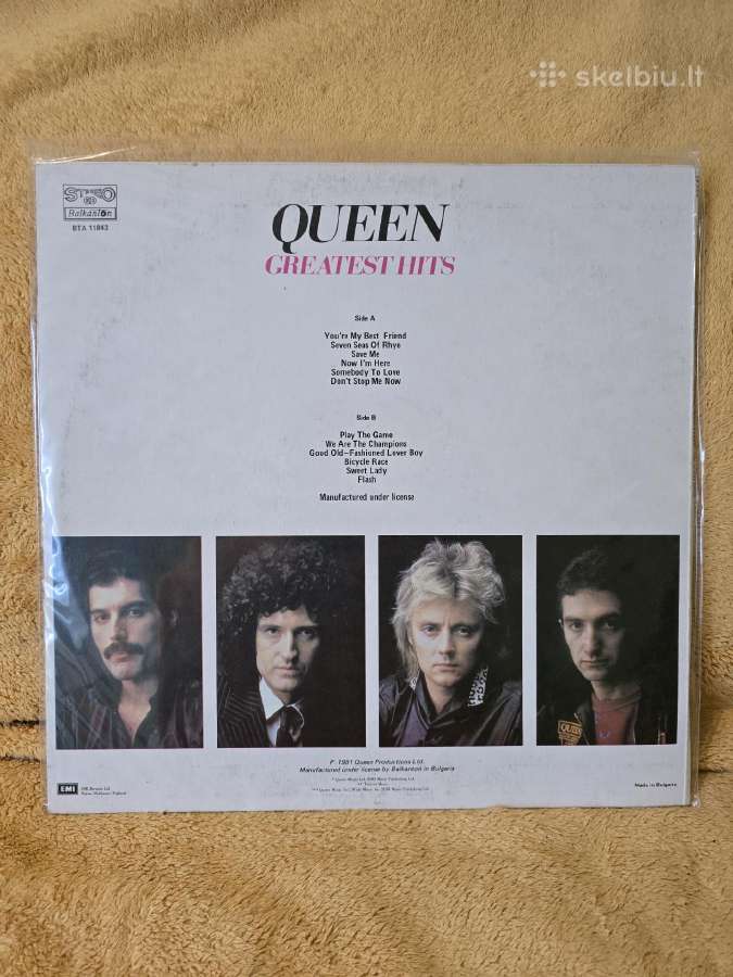 Parduodu vinilinę plokštelę „Queen –Greatest Hits - nuotraukos Nr. 2