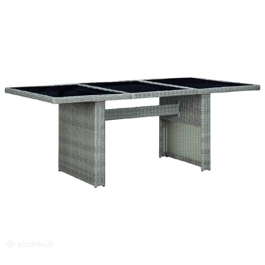 Sodo stalas, šviesiai pilkas vidaxl(313312) - nuotraukos Nr. 4