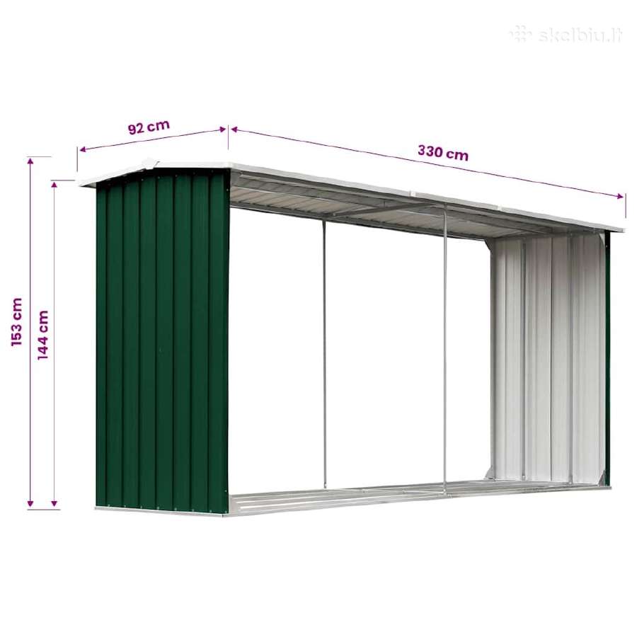 Sodo malkinė, galvanizuotas plienas vidaxl(47086) - nuotraukos Nr. 5