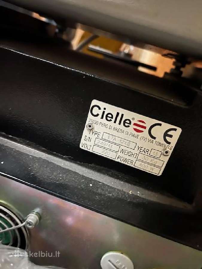 Cielle Eta 12x8 Graviravimo įrenginys Sn 249/13 - nuotraukos Nr. 3