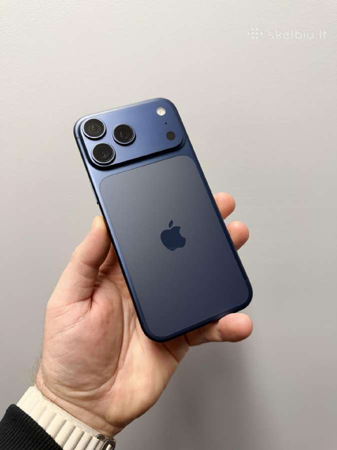Apple iPhone 17 Pro Max, Deep Blue (256gb) - nuotraukos Nr. 2
