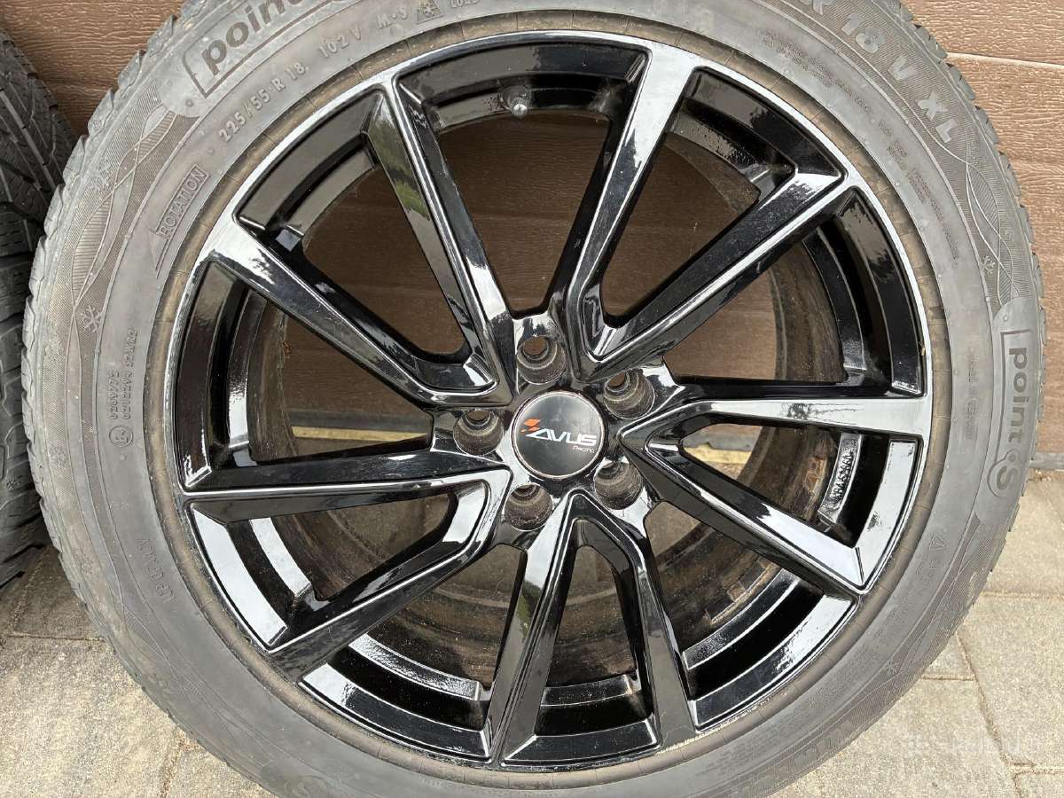 Avus R18 5108 ratlankiai su žieminėmis padangomis - nuotraukos Nr. 5