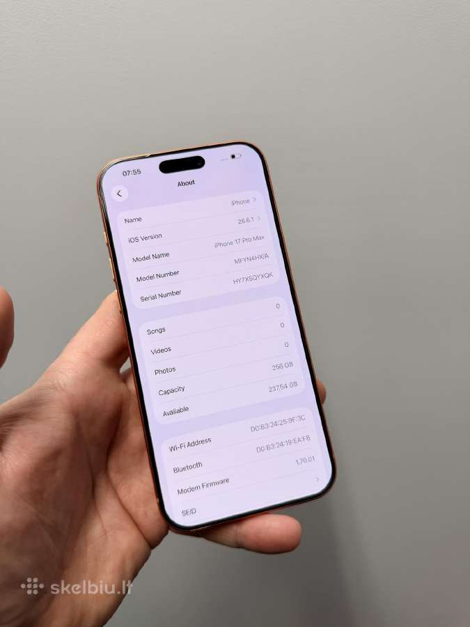 Apple iPhone 17 Pro Max, Orange su draudimu! - nuotraukos Nr. 9