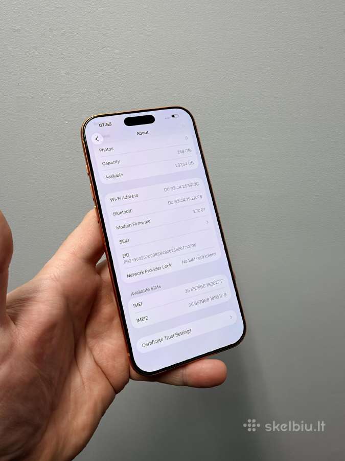 Apple iPhone 17 Pro Max, Orange su draudimu! - nuotraukos Nr. 10