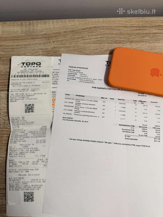 Apple iPhone 17 Pro Max, Orange su draudimu! - nuotraukos Nr. 11